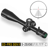 DiscoveryOpt ED-PRS GEN-Ⅱ 5-25X56 SFIR FFP-MRAD RifleScope 34mm Tube