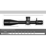 DiscoveryOpt ED-PRS GEN-Ⅱ 5-25X56 SFIR FFP-MRAD RifleScope 34mm Tube