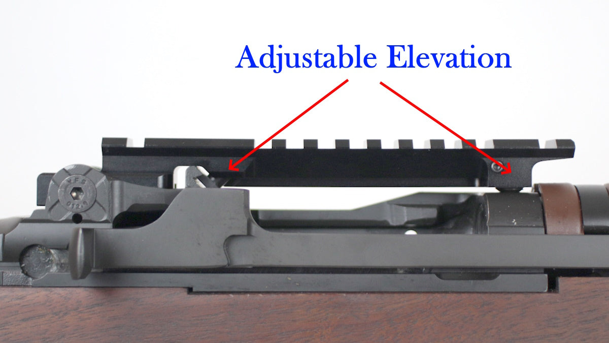 M1A / M14 / M305 NDT Scope Mount Low-profile and Elevation Adjustable